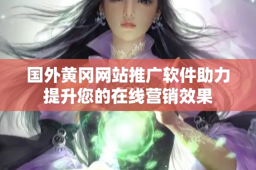 国外黄冈网站推广软件助力提升您的在线营销效果