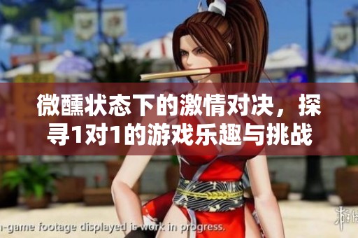 微醺状态下的激情对决，探寻1对1的游戏乐趣与挑战