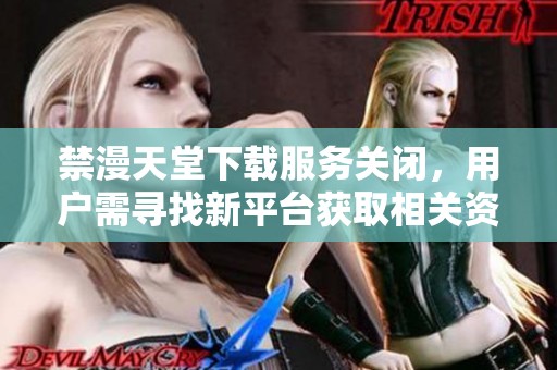 禁漫天堂下载服务关闭，用户需寻找新平台获取相关资源