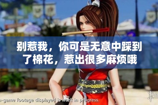 别惹我，你可是无意中踩到了棉花，惹出很多麻烦哦